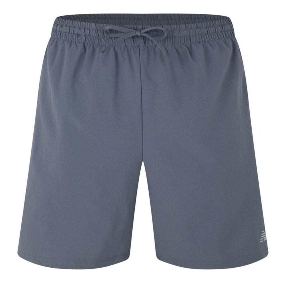 New Balance Mens Elasticated Waist Running Shorts / Gray